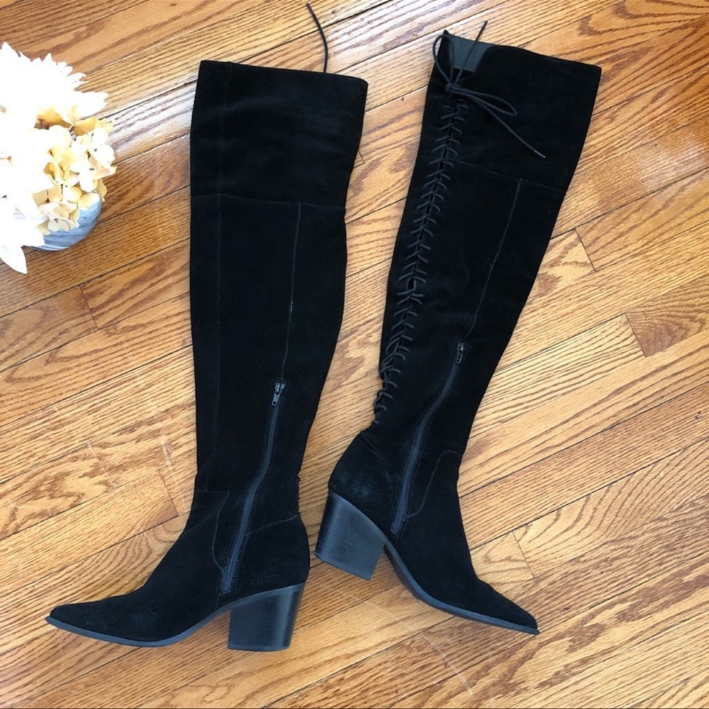 Beautiful Aldo Haskova OTK Suede Boots Over The Knees. Brand new in box!